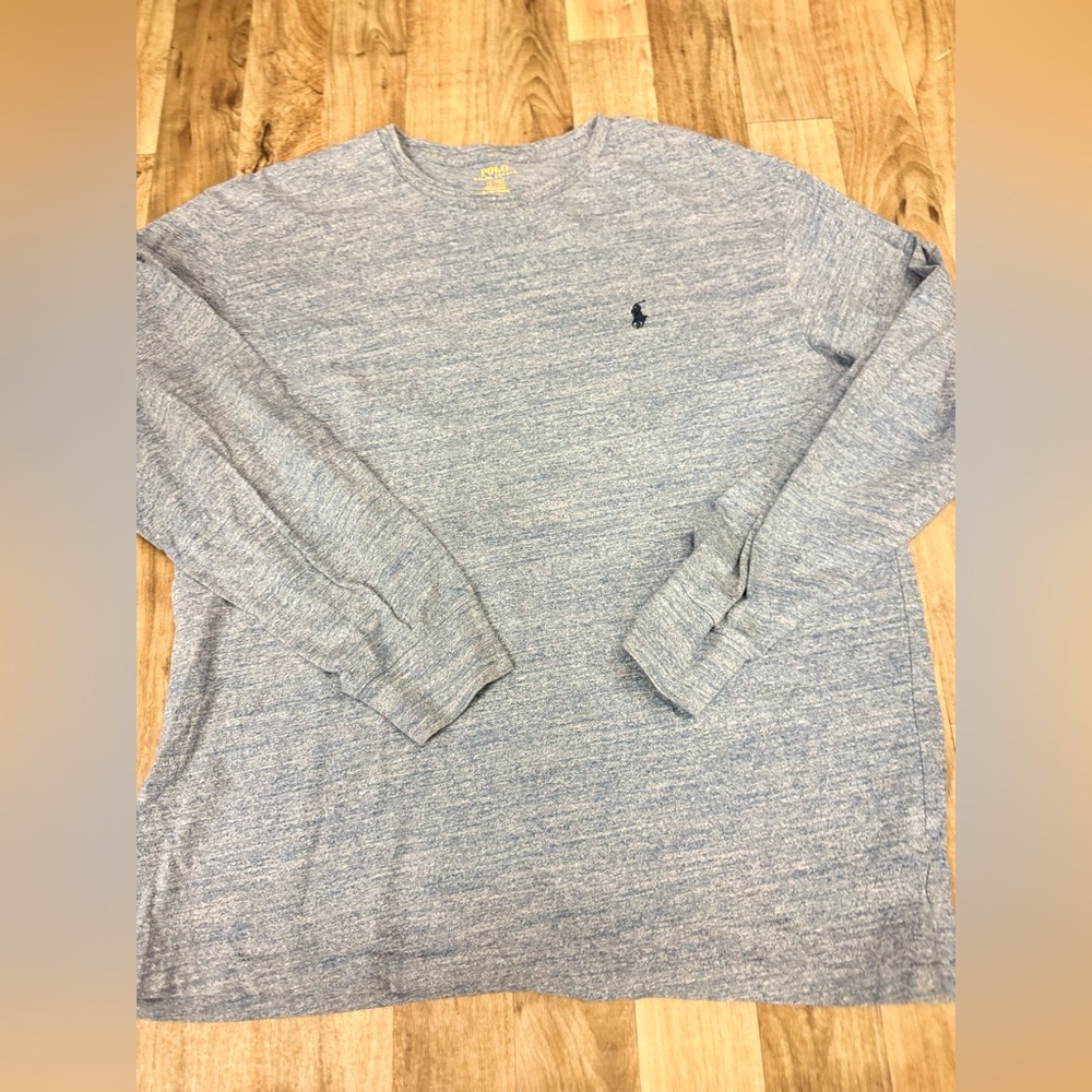 Polo Ralph Lauren Long Sleeve Shirt Mens Size Blue Size Large‎ Classic Fit